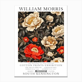 William Morris Cotton Prints Exhibition 4 Canvas Print