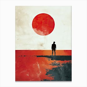 Shinobi, Minimalism Canvas Print