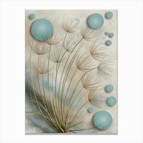 A Gentle Reminder: Dandelion Seeds as a Symbol of Hope and Renewal 2 Canvas Print