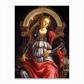 Sandro Botticelli Virgin And Child 3 Canvas Print