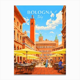 Bologna Travel Italy Canvas Print