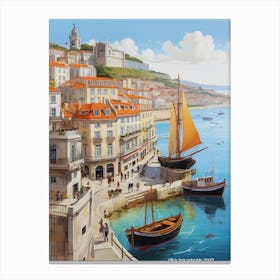 Lisbon Harbour. 1 Canvas Print