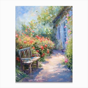  Floral Garden Enchanted Meadow 7 Canvas Print