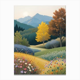 Autumn In The Mountains Canvas Print