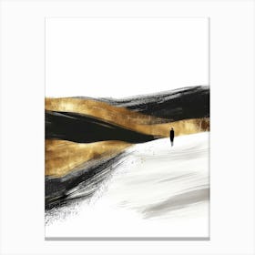 Gold And Black Canvas Print 24 Canvas Print