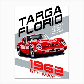 62 Targa Florio 1 Canvas Print