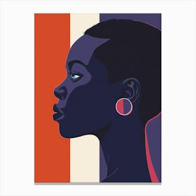 Portrait Of African Woman 30 Canvas Print