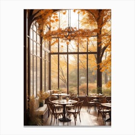Autumn Dining Room Canvas Print