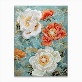 Peony Painting 7 Canvas Print