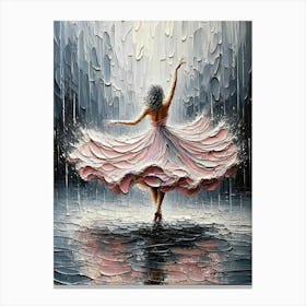 Dancer In The Rain Canvas Print