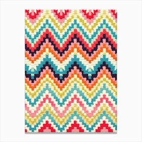 Crochet Blanket Material Retro  1 Canvas Print