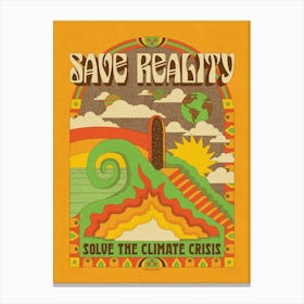 Save Reality Canvas Print