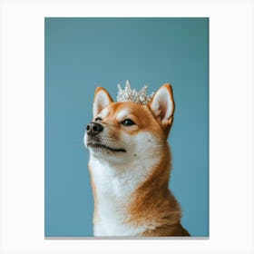 Shiba Inu. Generated AI. Art Print 6 Canvas Print