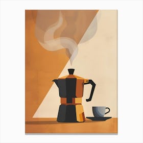 Coffee Pot Canvas Print