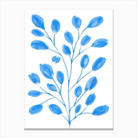 Gentle Blue Tiwg Canvas Print