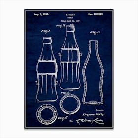 Coke Bottle 1937 Canvas Print