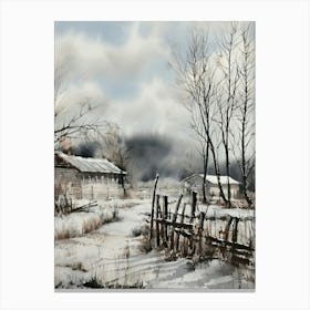 Winter Landscape 2 Canvas Print