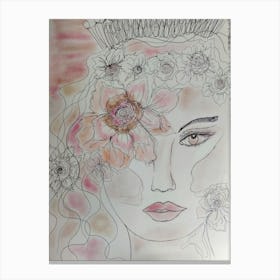 Flower Girl 1 Canvas Print