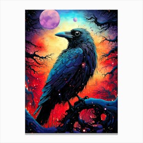 Raven Canvas Print