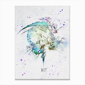 Final Fantasy Watercolor 12 Canvas Print