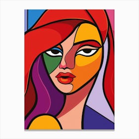 Abstract Of A Woman 50 Canvas Print