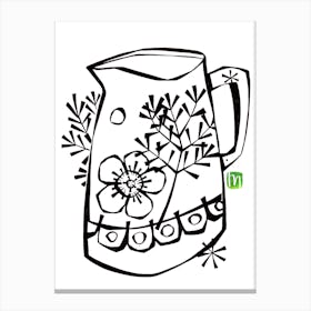 One Very Jolly Jug Canvas Print