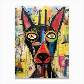 Doberman 21 Canvas Print