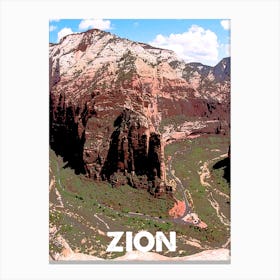 Zion, National Park, Nature, USA, Wall Print, Canvas Print