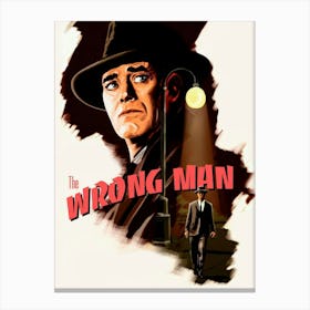 The Wrong Man (1956) Canvas Print