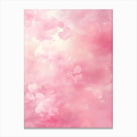 Pink Watercolor Background Canvas Print