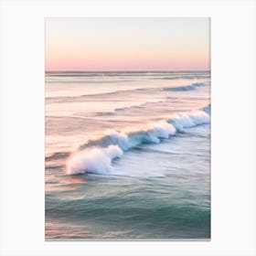 Inverloch Surf Beach, Australia Pink Photography 1 Canvas Print