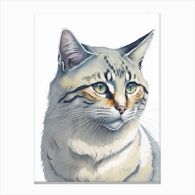 Cat Portrait Canvas Print