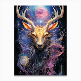 Deer Head 4 Canvas Print