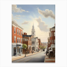 Town Square Canvas Print