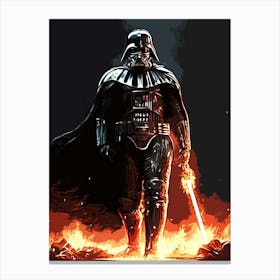 Darth Vader Star Wars movie 9 Canvas Print