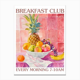Breakfast Club Fruit Salad 3 Canvas Print