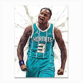 Terry Rozier Charlotte Hornets Canvas Print