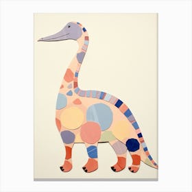 Nursery Dinosaur Art Nigersaurus 1 Canvas Print