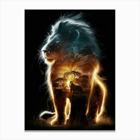 Lion's Realm Canvas Print