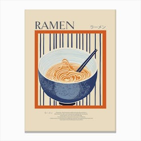 Ramen Bowl Canvas Print