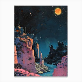 Moonscape Canvas Print