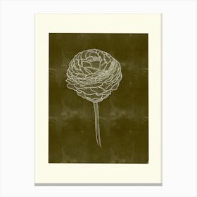 Quiet Bloom Canvas Print