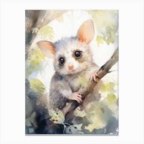 Adorable Chubby Baby Possum 1 Canvas Print