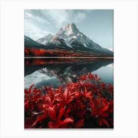 Autumn Leaves In The Mountains 1 Canvas Print