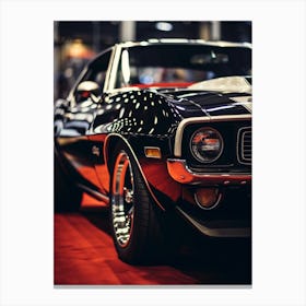 Close Of American Muscle Car 009 Canvas Print