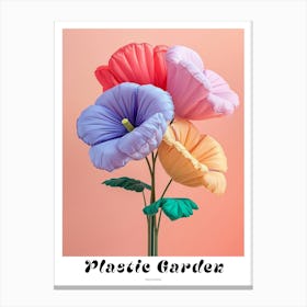 Dreamy Inflatable Flowers Poster Hollyhock 1 Canvas Print