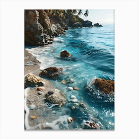 Beach Scene Canvas Print