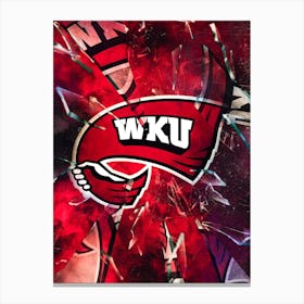 Western Kentucky Hilltoppers 1 Canvas Print