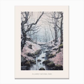 Dreamy Winter National Park Poster  Killarney National Park Ireland 5 Canvas Print