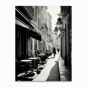 Nice France Mediterranean Black And White Photography Analogue 8 Canvas Print